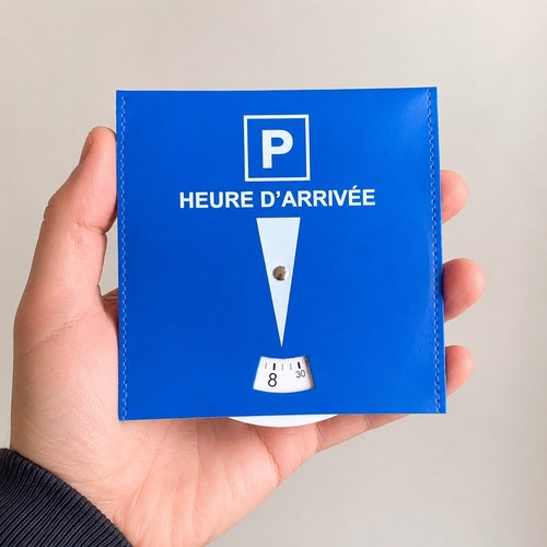 Disque stationnement bleu - stationnement,