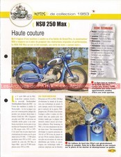 NSU 250 Max 1953 Joe Bar Team