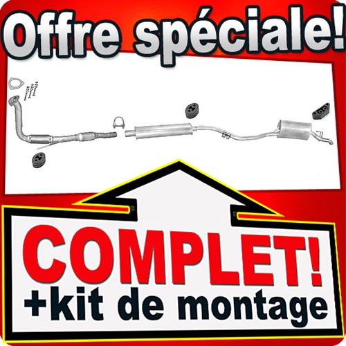 échappement pour fiat punto - pour,