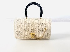 Sac à main paille raphia