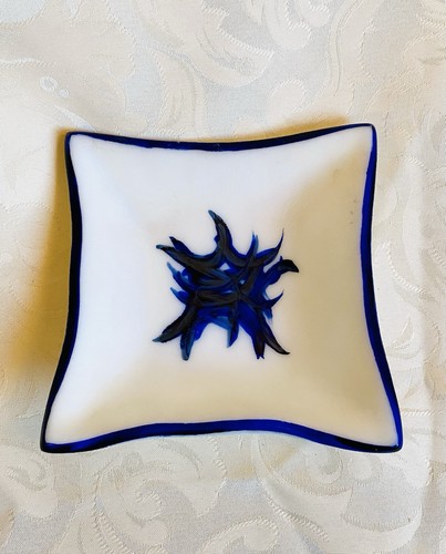 Vide poche opaline - blanche, bg