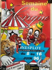 Affiche cirque vintage - cirque, nesploy