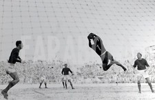Photo de presse vintage Football, Milan Vs Roma, Luciano Tahan, 1951, tirage