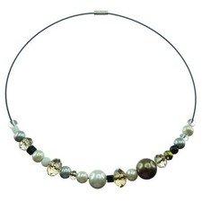 Collier Court femme blanc