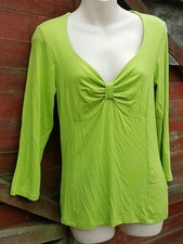 Superbe haut vert lime L K
