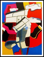 Maurice ESTEVE : Bougri, lithographie originale 1974