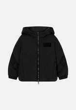 EA7 Vêtements Enfant Noir Doudoune Doudoune Avec Logo Automne Hiver 2025/26 100%