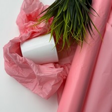 PAPIER décoratif rose 50 cm x