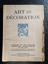 Revue Art et décoration juin 1925 exposition des Arts déco architecture Landry