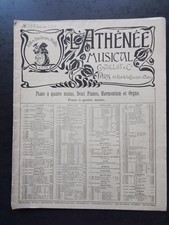 PARTITION ANCIENNE PIANO 4