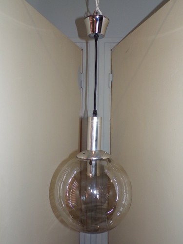 Lampe suspension boule en - ,