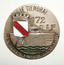 INSIGNE 172° REGIMENT D'INFANTERIE DE FORTERESSE - Rgt DU BAS RHIN - ( Isler )