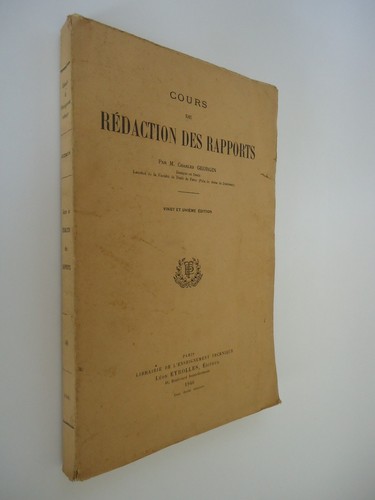 Cours rédaction des - de,