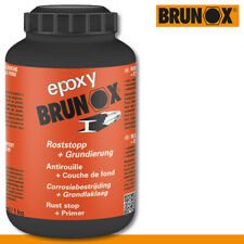 Brunox 1000ml Époxy Antirouille Primaire Protection Fer Clôture Grille Entretien