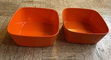 Vintage 2 Bols Orange en