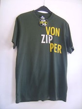 Tee-shirt VONZIPPER kaki imprimé M neuf avec étiquette