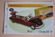 DINKY TOYS DE MON ENFANCE ATLAS  FASCICULE SEUL   CITROEN DS 19
