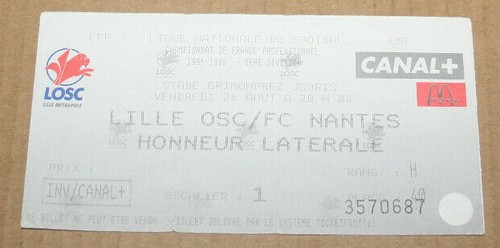 Football ticket lille losc - football, v