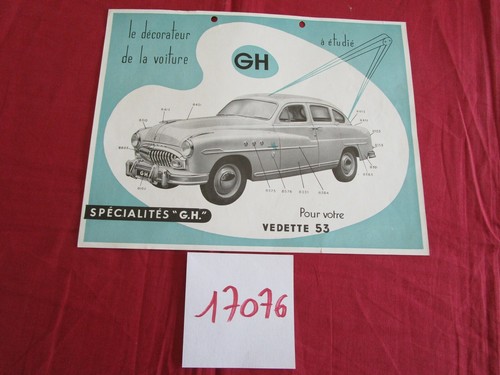 17076 ford vedette - n°17076, 1953