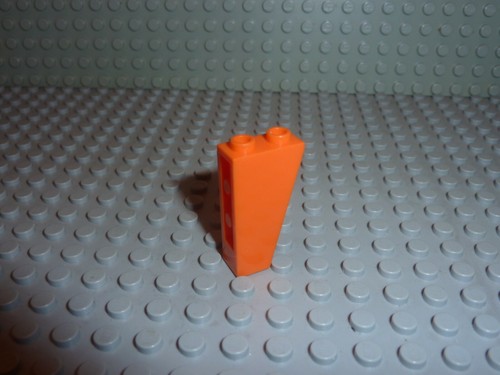 Lego orange slope brick - lego,