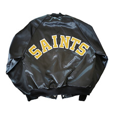 Vintage Chalk li,e nylon Jacket NFL SAINTS size Large