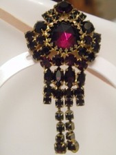 Broche bohème grenat - bohème,