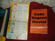 livre CODE route VAGNON FLUVIAL 1978 RIVIERE LAC navigation bateau eau ancien