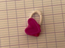 SAC A MAIN ROSE AVEC COEUR