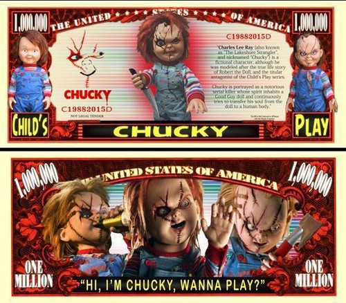 Chucky billet 1 - 1, million