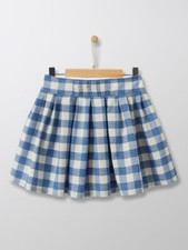 Jupe Vichy Bleu Cyrillus 16