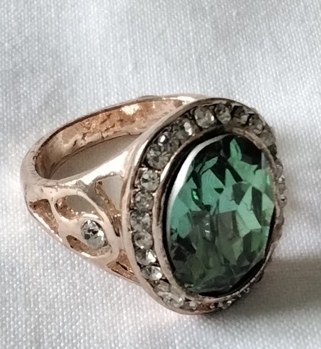 Bague vintage cocktail pierre - bague,