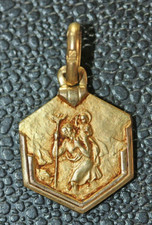 Médaille religieuse plaqué