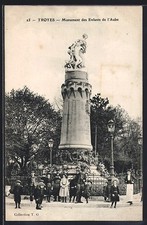 CPA Troyes, Monument des Enfants de l´Aube 1906 