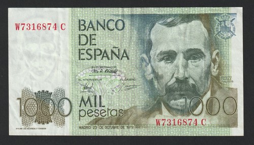 1000 pesetas espagne 1979 - pesetas,,
