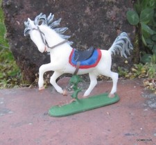 SOLDAT  W. GERMANY FAR WEST /  FIGURINE CHEVAL  U.S.  DU 7ème DE CAVALERIE