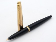 STYLO PLUME ANCIEN - FOUNTAIN PEN - PARKER 45 PLAQUÉ OR - USA - #P37