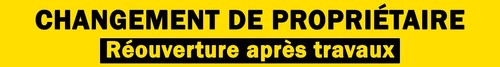 Bâche banderole changement - bâche, de