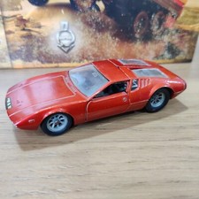 VOITURE SOLIDO MANGOUSTE DE TOMASO N°166 ROUGE   1:43 MADE IN FRANCE