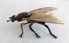 Mouche en métal Argenté