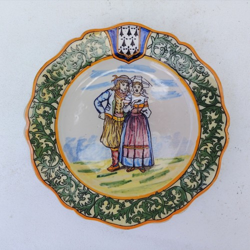 Ancienne assiette faïence - assiette,