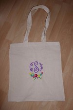 Sac fourre-tout femme brodé