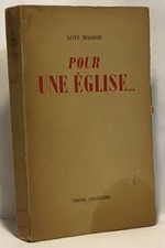 Pour une église | Masson Loys | Etat correct