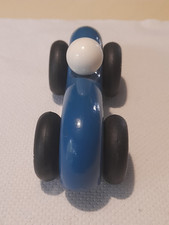 Vilac /  jeux - Jouets en bois des Vosges - modèle " Le bolide Bleu "  / Rare