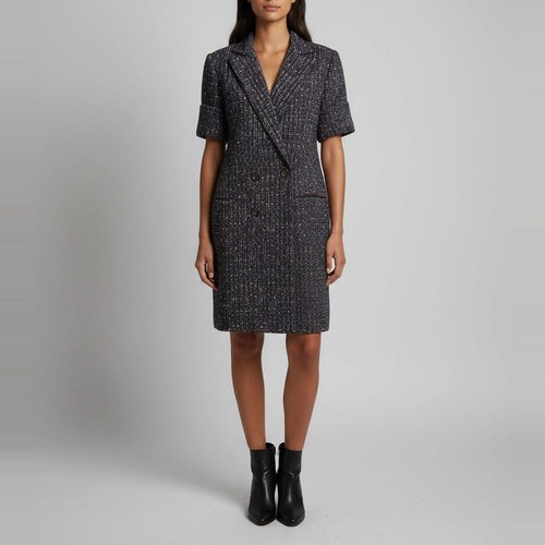 Robe chanel bleu marine - marine, à