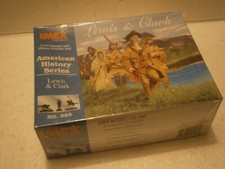 MAQUETTE FIGURINE AMERICAN HISTORY SERIES LEWIS & CLARK IMEX 523 - 1/72 - 1.72e