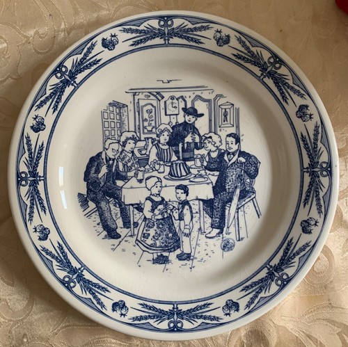 Assiette porcelaine gien - porcelaine, blanc