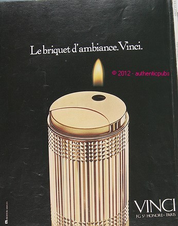 Publicite briquet ambiance - publicite, d'ambiance