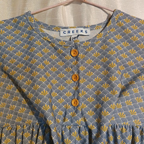 Robe grise jaune creeks - et, de