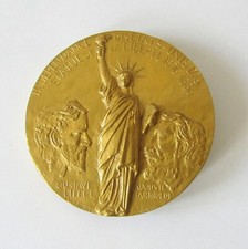 Monnaie de Paris. Médaille bronze Indépendance statue liberté Bartholdi Eiffel