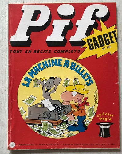 Magazine pif gadget ancien - magazine,